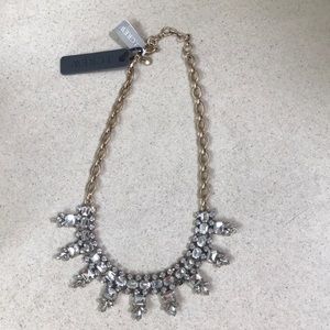 J CREW ☆ Gold Diamond Statement Necklace